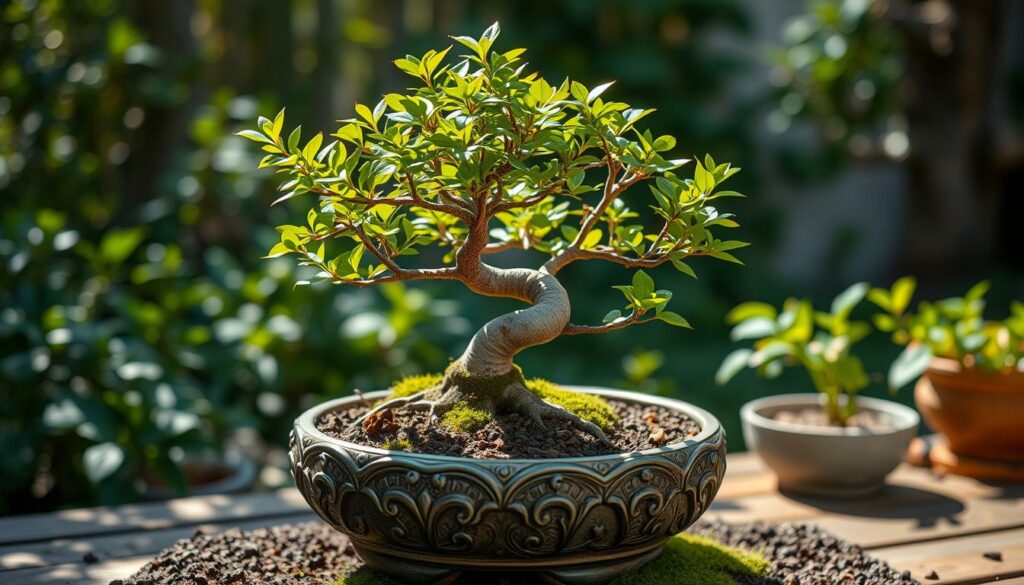 bonsai after repotting