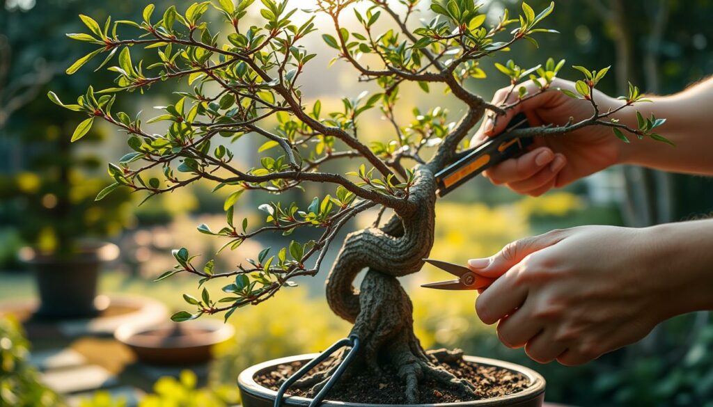 bonsai maintenance pruning