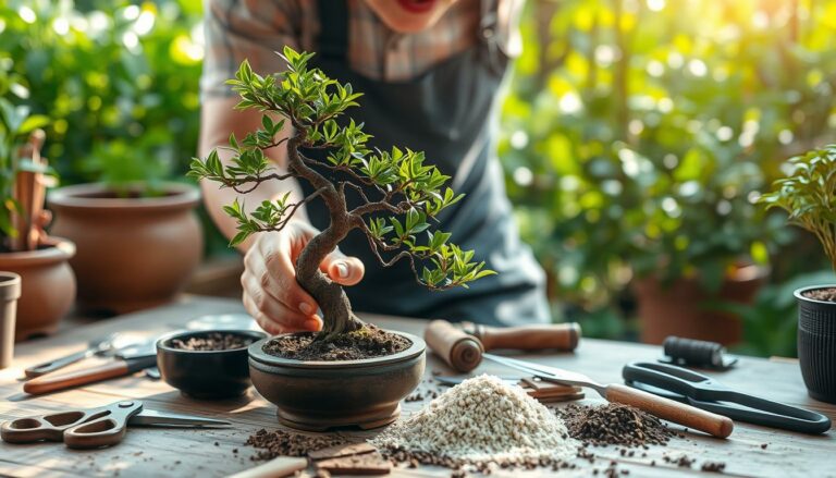 bonsai potting