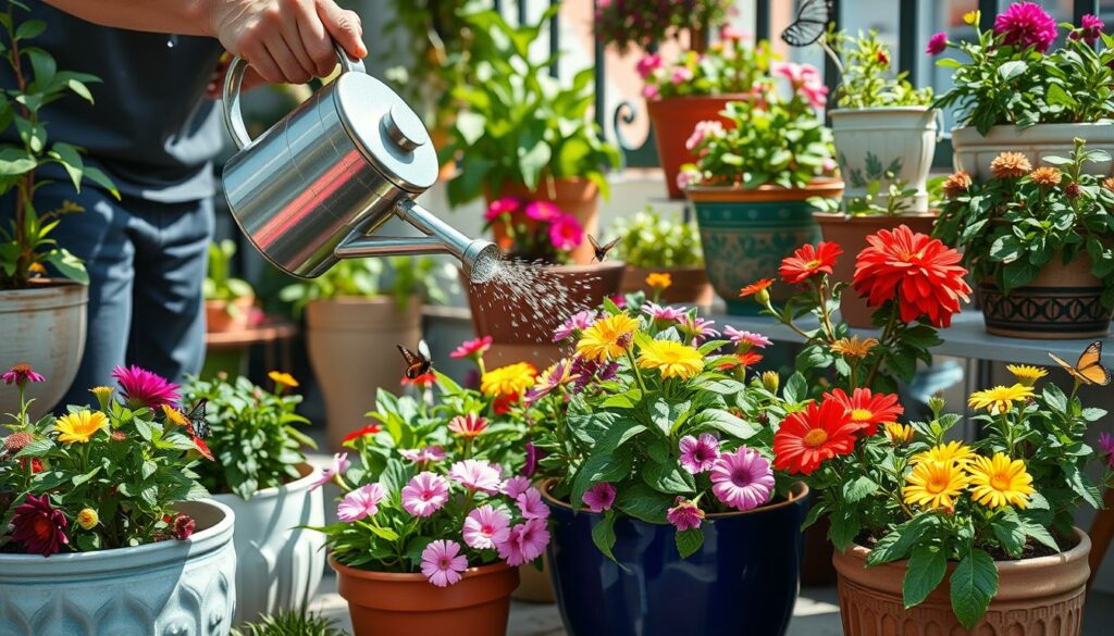 Container Garden Watering