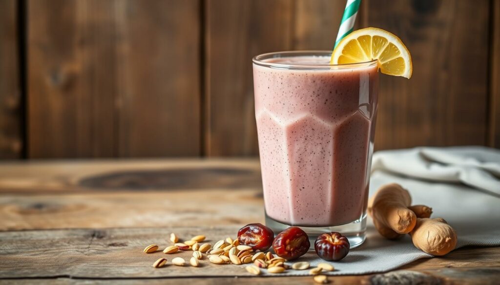 ginger cardamom date smoothie