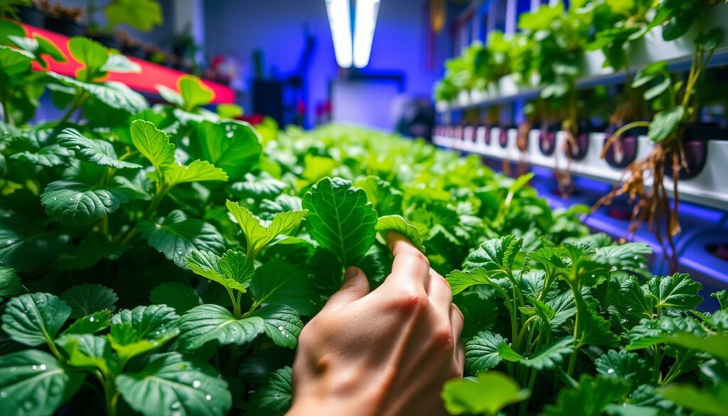 hydroponic harvesting