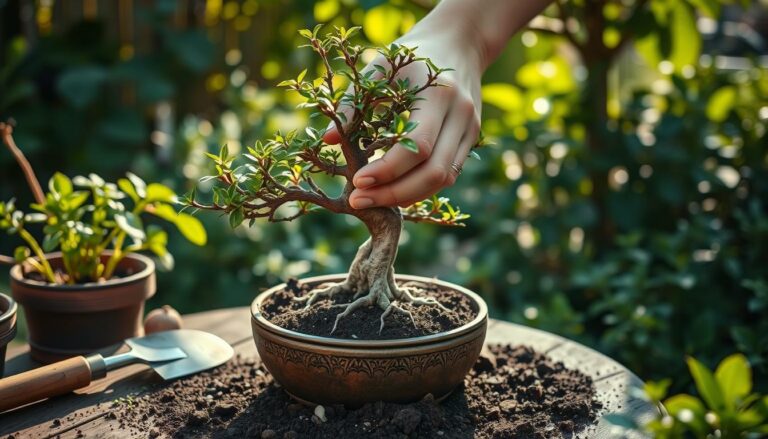 Repotting Bonsai