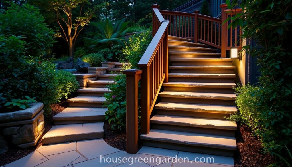 step and railing lighting