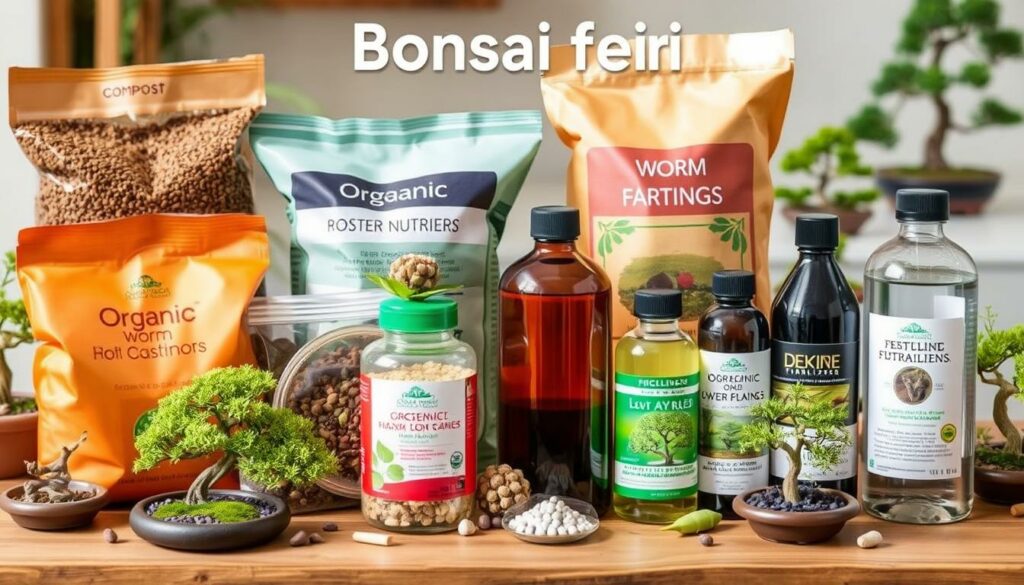 types of bonsai fertilizers