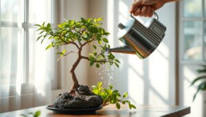 Watering Bonsai